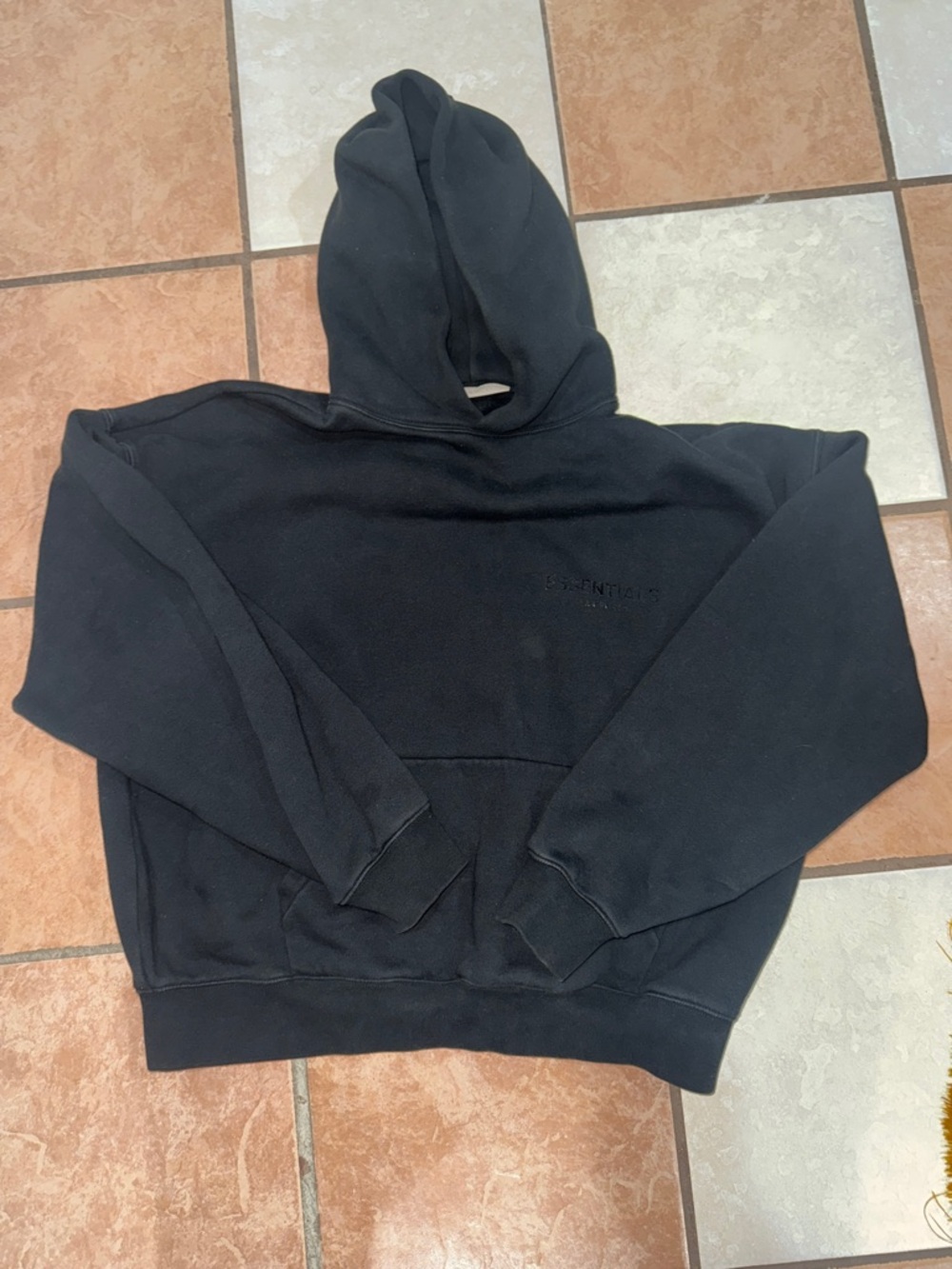 Fear of God Essentials Hoodie Pullover - Black M